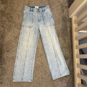 Rollas Heidi High Rise Loose Straight Jeans